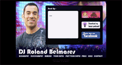Desktop Screenshot of djrolandbelmares.com
